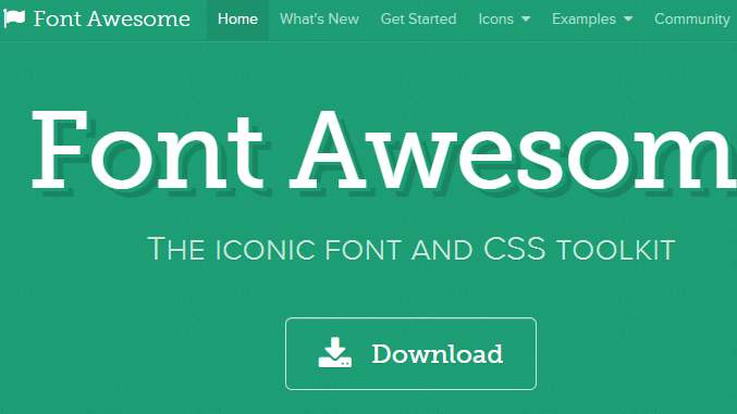 网页中Font Awesome Icons字体图标 前端开发必用-智诚云集